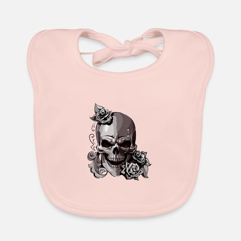 godille - Bavoir bio Bébé - rose