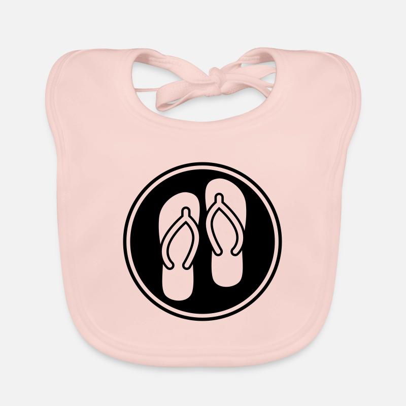 Badelatschen icon Baby Bio-Lätzchen