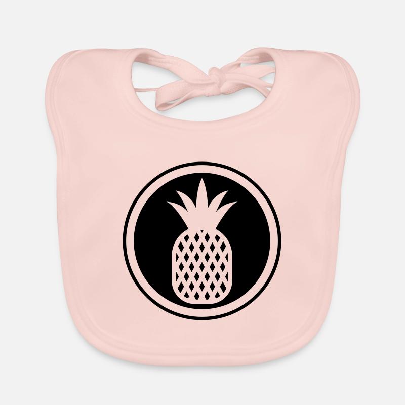 fruit de l’ananas Bavoir bio Bébé