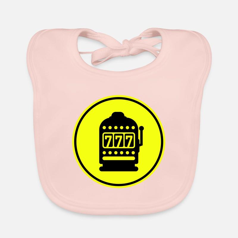 Einarmiger bandit Silhouette icon Baby Bio-Lätzchen