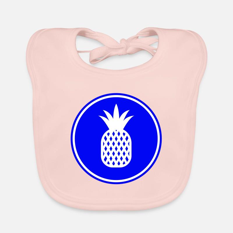 pineapple fruit Organic Baby Bibs