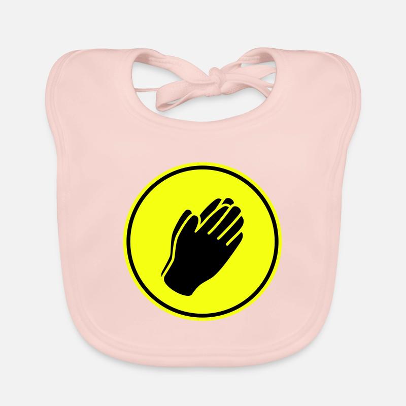 Hands symbol Organic Baby Bibs