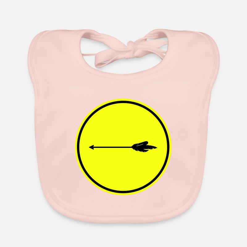Icône en forme de flèche Bavoir bio Bébé