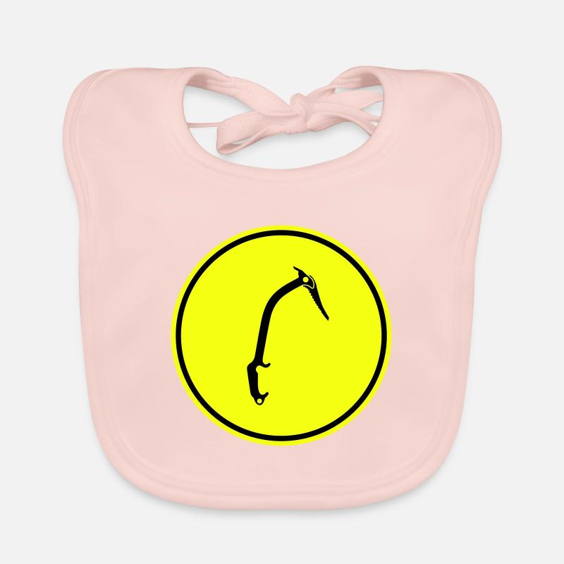 Climbing equipment ice axe Organic Baby Bibs