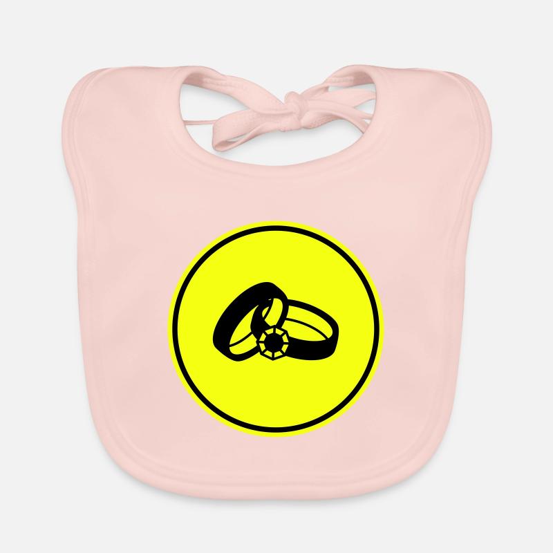 Wedding Rings Wedding Organic Baby Bibs