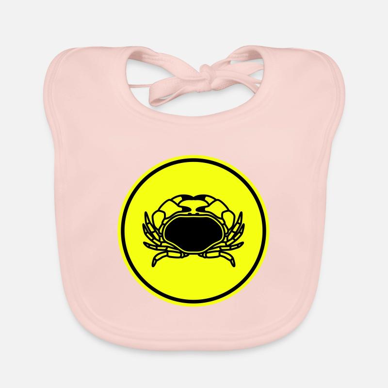 Krebs tier Baby Bio-Lätzchen