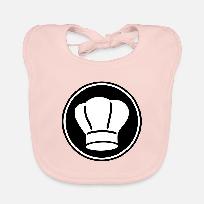 Chef's hat symbol Organic Baby Bibs