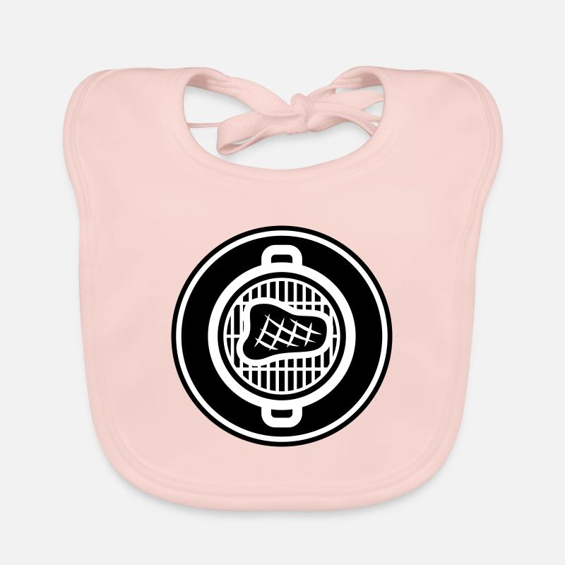 Steak Meat Organic Baby Bibs