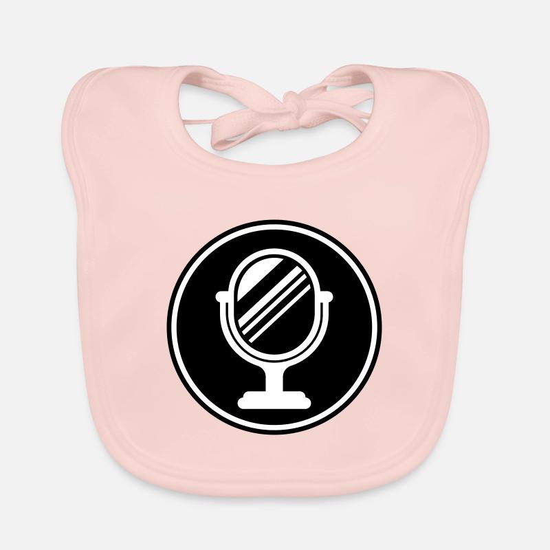 Silhouette de l’icône miroir Bavoir bio Bébé