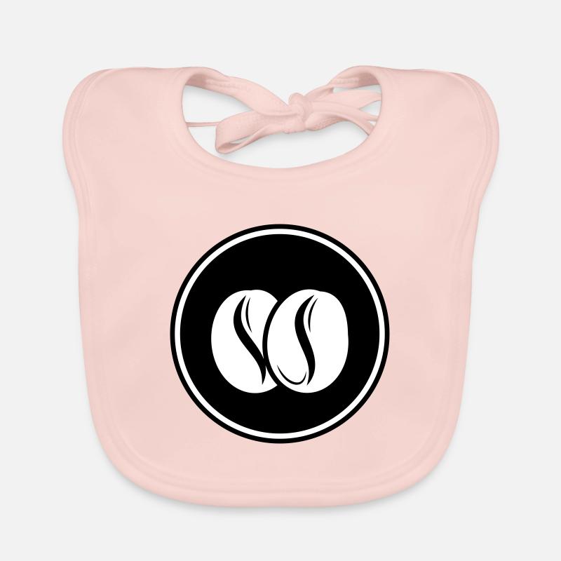 Symbole du grain de café Bavoir bio Bébé