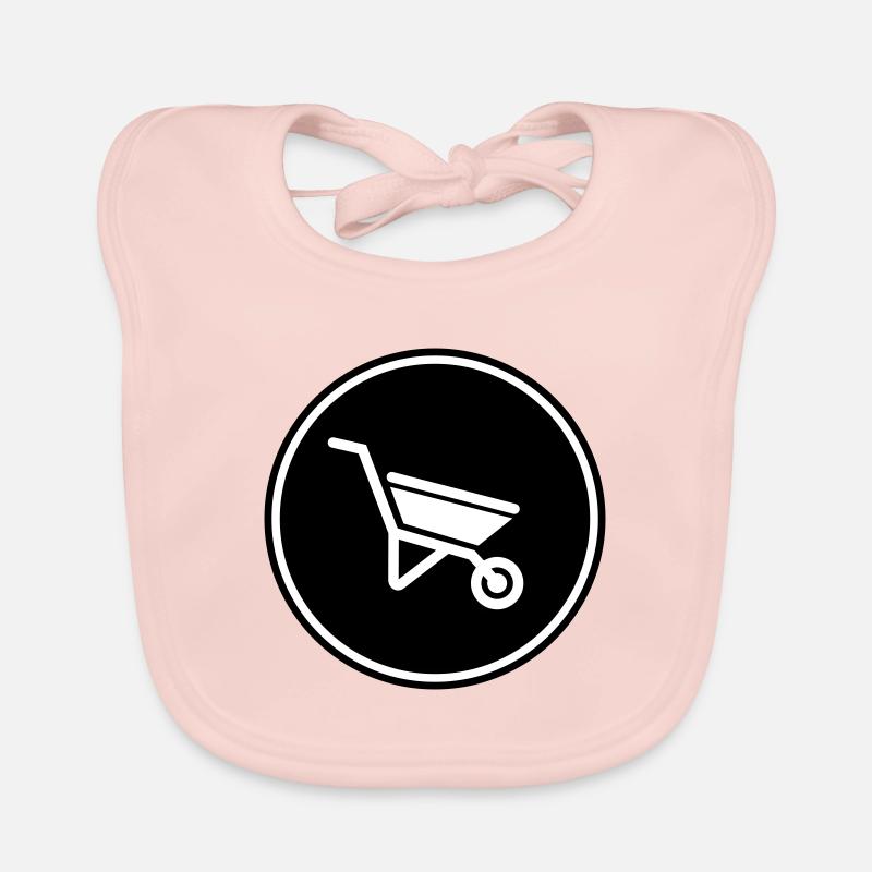 Symbole de brouette Bavoir bio Bébé