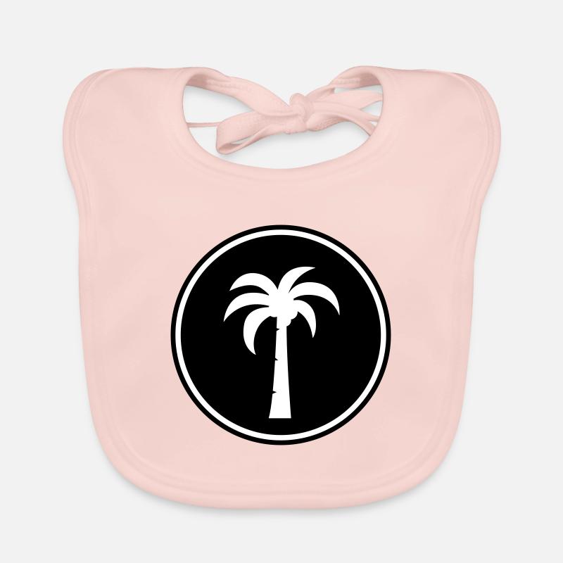 palme symbol Baby Bio-Lätzchen
