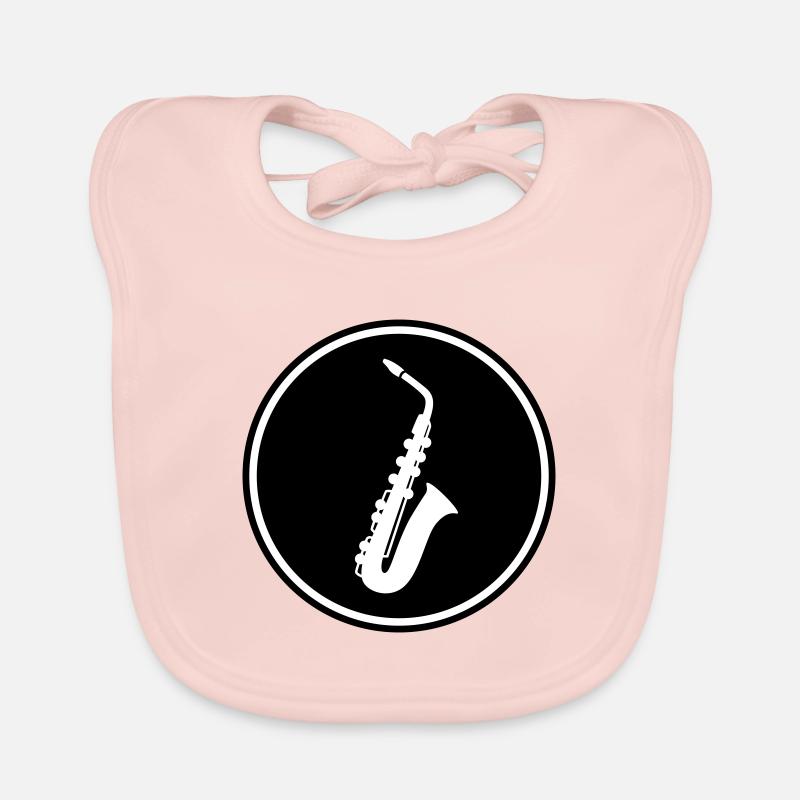 Symbole de la trompette Bavoir bio Bébé