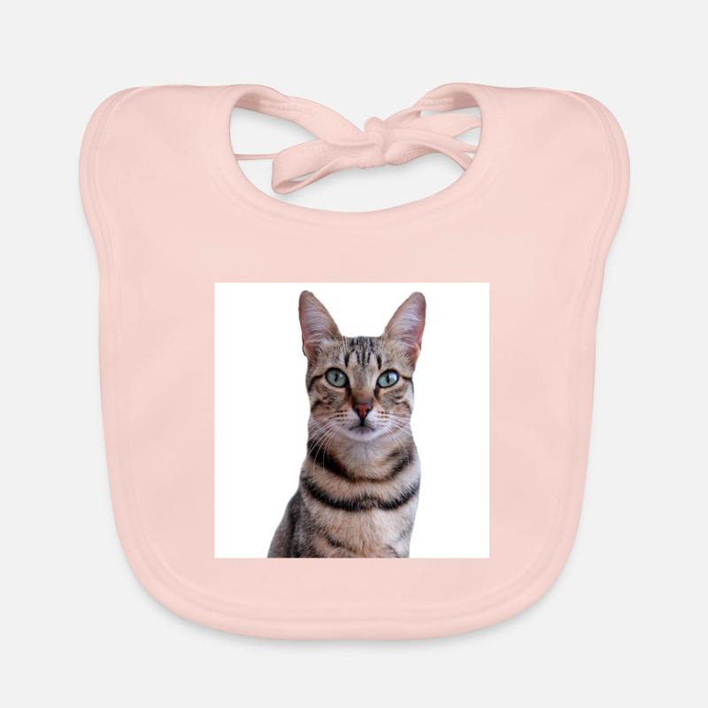 Chat chat chaton doux Bavoir bio Bébé
