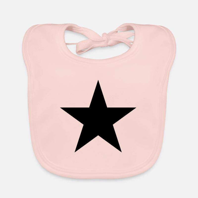 AVM STAR SCHWARZ v001 Baby Bio-Lätzchen