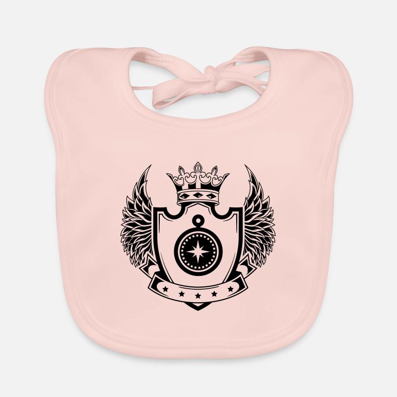Compass Shield Organic Baby Bibs