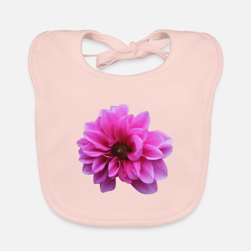 Fleur Rose Rose Fleur Fleurs Rose Rose Fleurs Bavoir bio Bébé