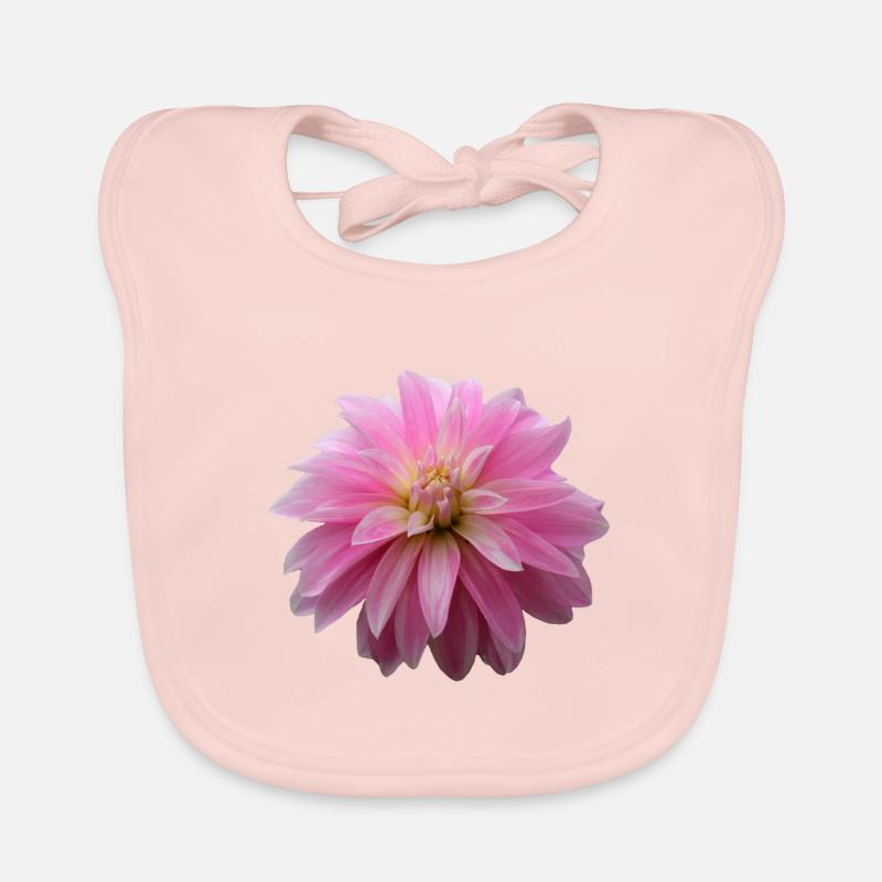 Fleur Rose Rose Fleur Fleurs Rose Rose Fleurs Bavoir bio Bébé