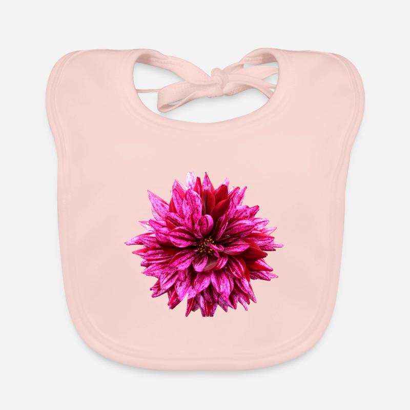 Fleur Rose Rose Fleur Fleurs Rose Rose Fleurs Bavoir bio Bébé
