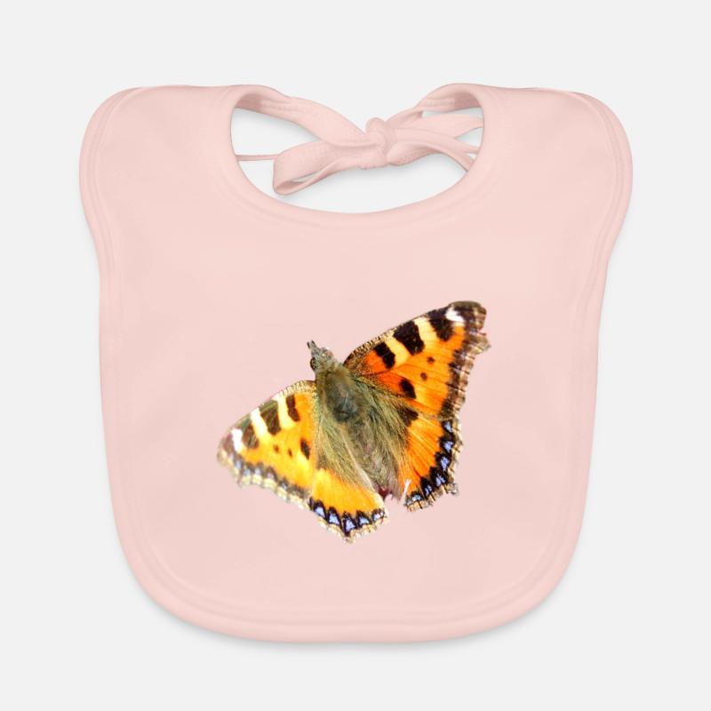 Petits papillons renards Bavoir bio Bébé
