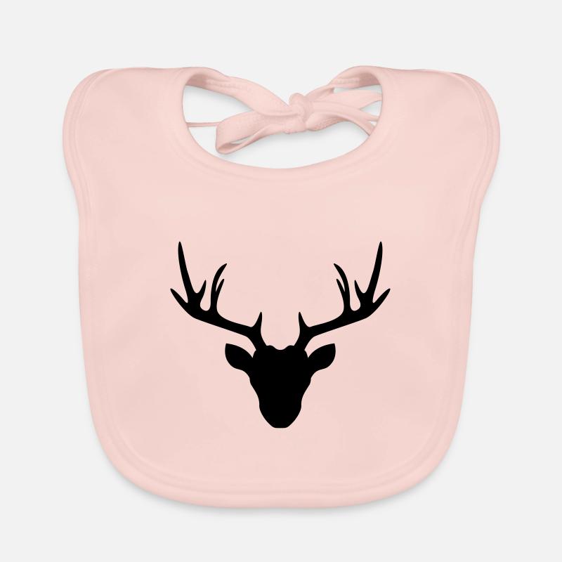 Deer Deer icon Organic Baby Bibs