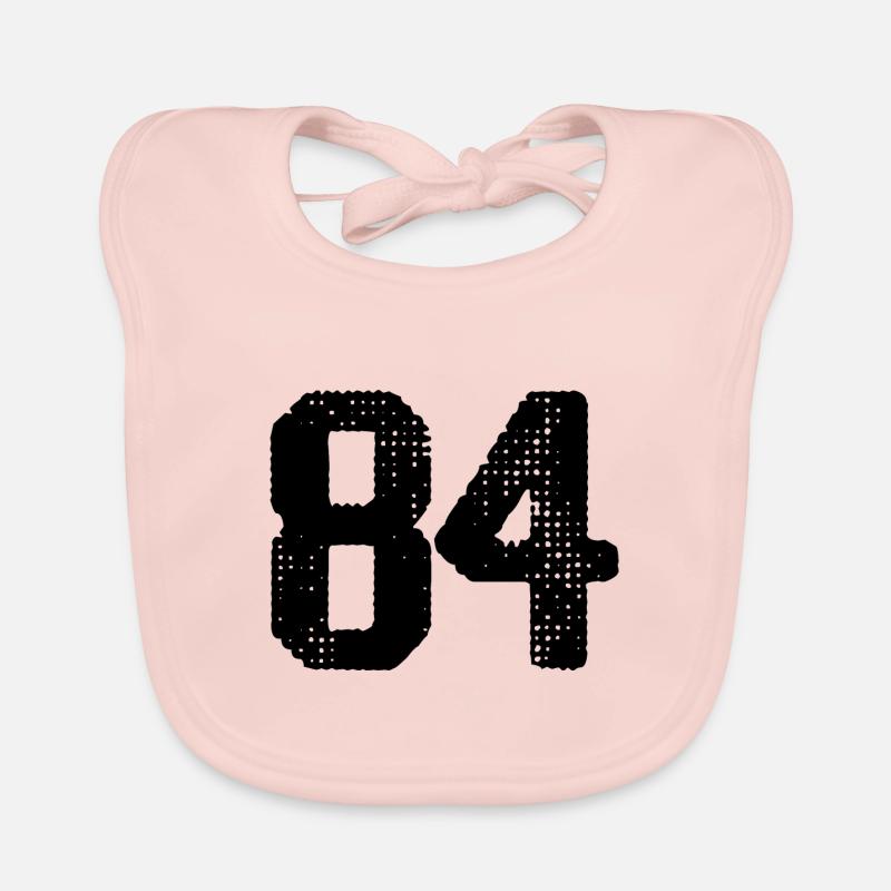 84 number jersey Organic Baby Bibs