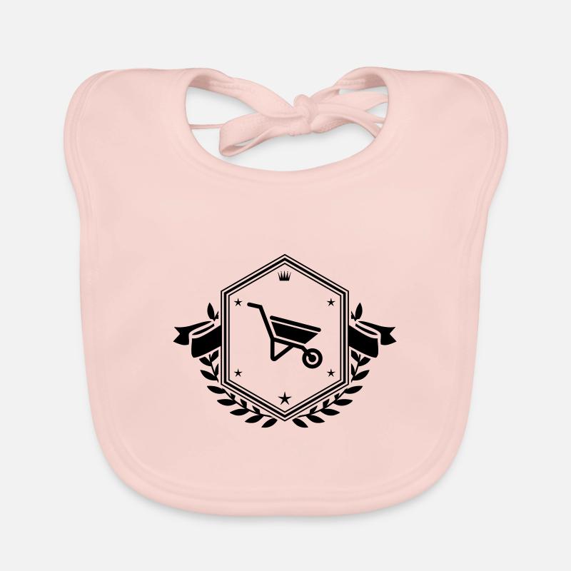 Symbole de brouette Bavoir bio Bébé