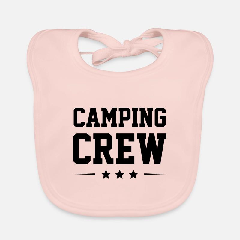 Équipe de camping Bavoir bio Bébé