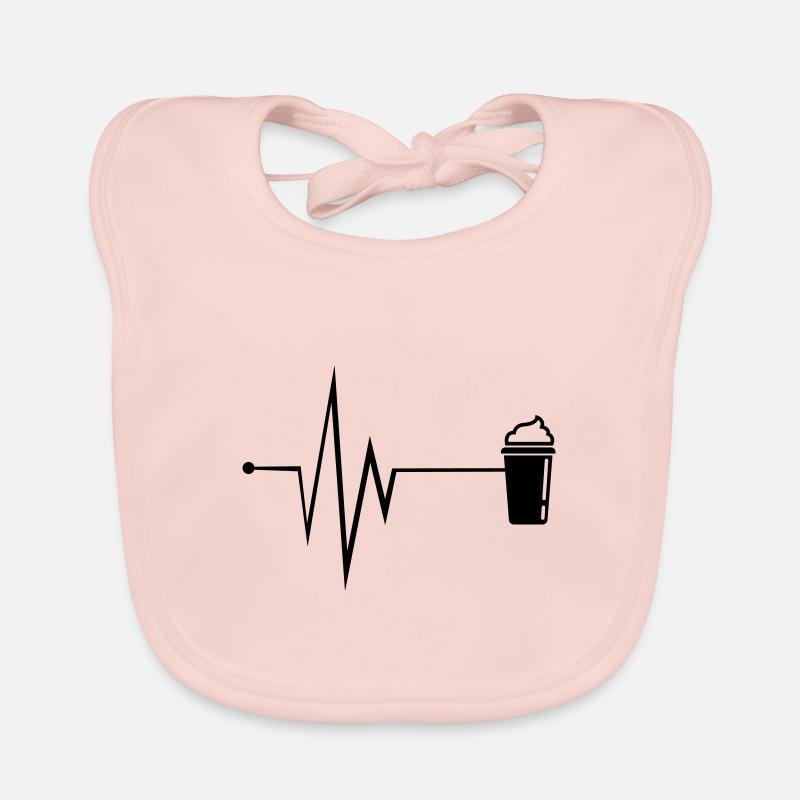 Icône de café Pulse Bavoir bio Bébé
