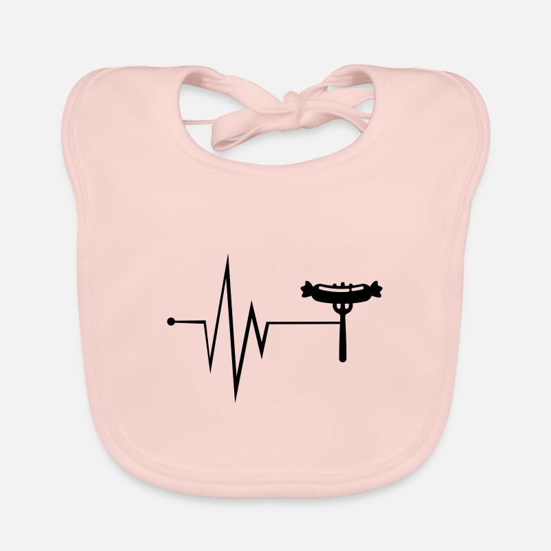 Bratwurst Meat Pulse Organic Baby Bibs