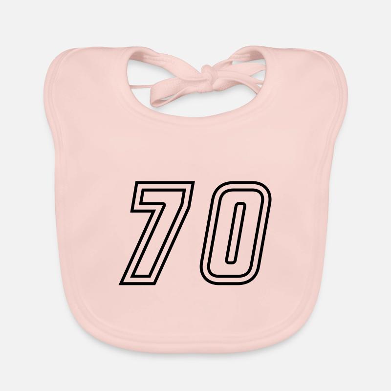 Numéro 70 Bavoir bio Bébé