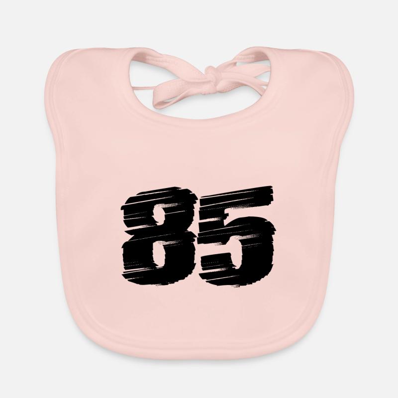 85 Number jersey Organic Baby Bibs