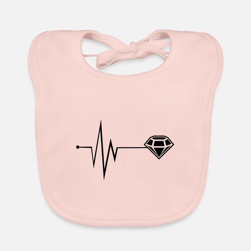 Icône diamant Pulse Bavoir bio Bébé