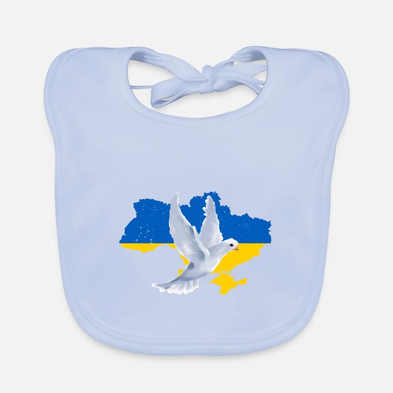 Map Ukrain Bavoir bio Bébé
