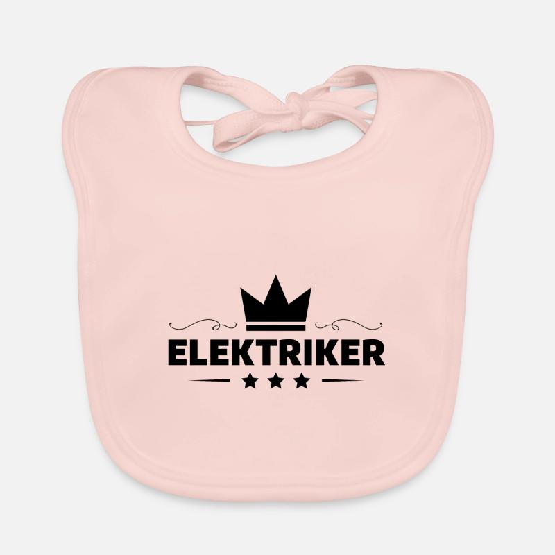Elektriker Beruf Baby Bio-Lätzchen