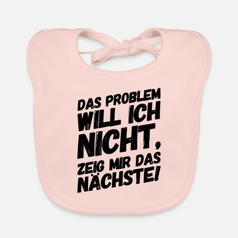 Lustige Sprüche Bürohumor Problem Baby Bio-Lätzchen