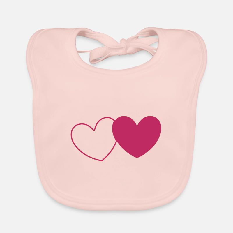 Saint-Valentin, Saint-Valentin, Saint-Valentin Bavoir bio Bébé