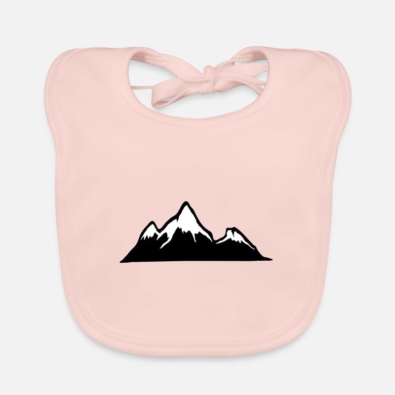 Berge, Alpen, Berg, Wandern Baby Bio-Lätzchen