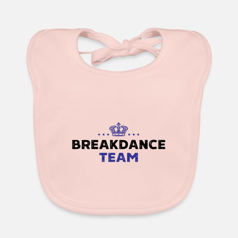 Breakdance Team Organic Baby Bibs
