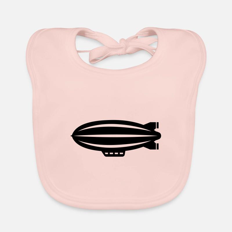 Symbole de l’icône Zeppelin Bavoir bio Bébé
