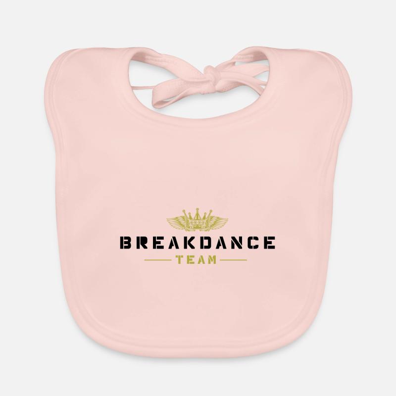 Breakdance Team Baby Bio-Lätzchen
