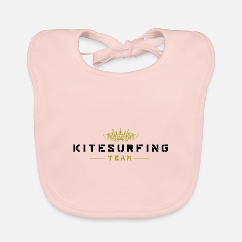 Équipe de kitesurf Bavoir bio Bébé