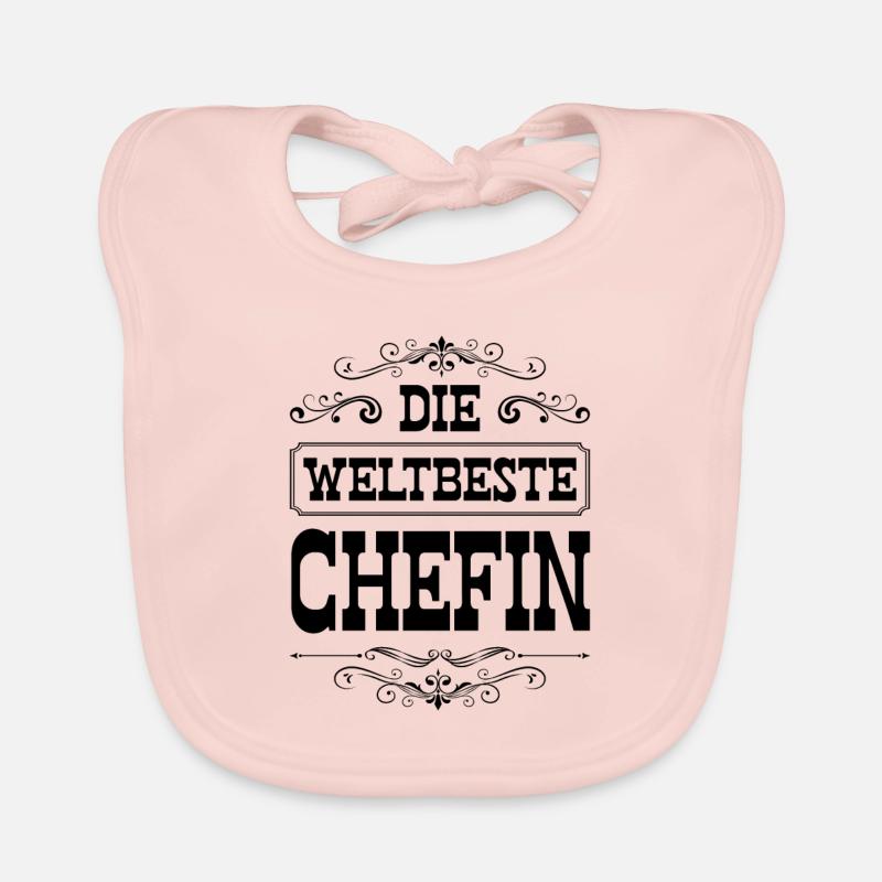 Weltbeste Chefin Baby Bio-Lätzchen