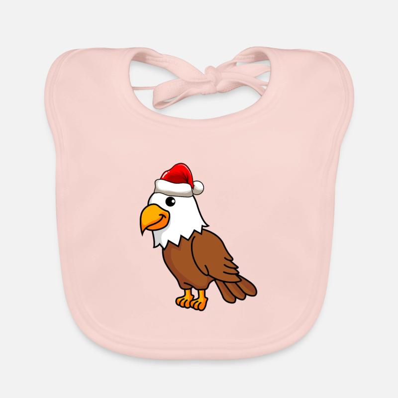Eagle Comic Christmas Organic Baby Bibs