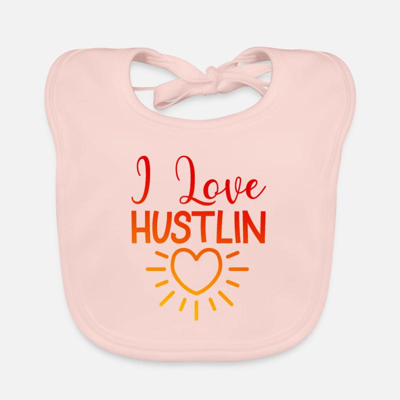 Ich liebe Hustlin Baby Bio-Lätzchen