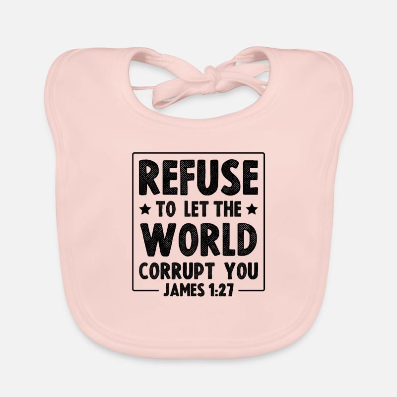 Bible Verses Organic Baby Bibs