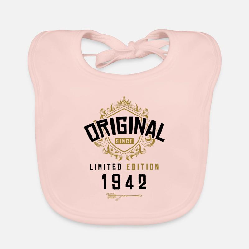 1942 Anniversaire en édition limitée Bavoir bio Bébé