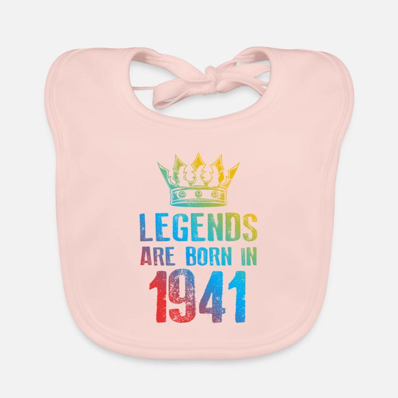 1941 Légendes nées en Bavoir bio Bébé