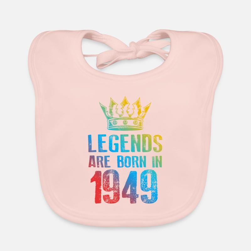 1949 Légendes nées en Bavoir bio Bébé