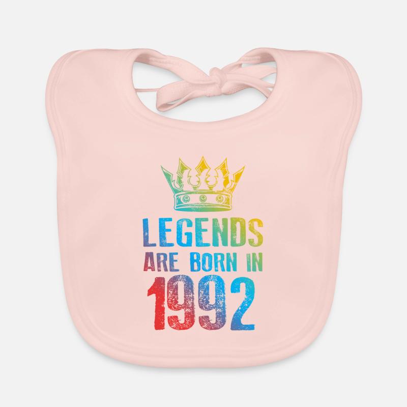 1992 Légendes nées en Bavoir bio Bébé